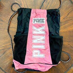 Victoria’s Secret PINK Logo Drawstring Backpack